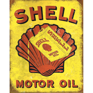 Shell Motor Oil Can