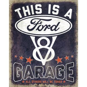 This Is A Ford V8 Garage