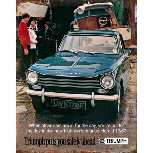 Triumph Herald Memorabilia-Tin Sign