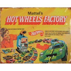 Hot Wheels Retro Memorabilia-Tin Sign