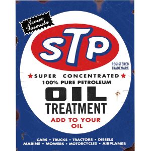 STP Oil Petrol Collector Auto Memorabilia -Tin Sign