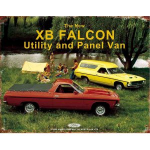 Ford Falcon Utility Panel Van Memorabilia -Tin Sign