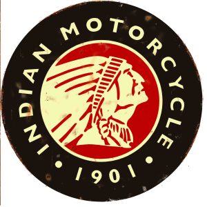 Indian Motorcycle since 1901 round sign