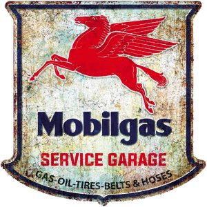 Mobilgas Sign Large