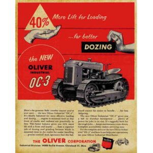 Oliver far better Dozing Tin Sign