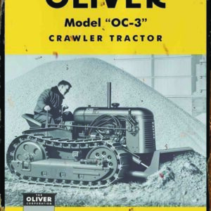 Oliver Model OC-3 Tin Sign