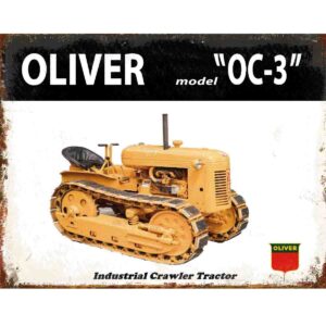 Oliver OC-3 Tin Sign