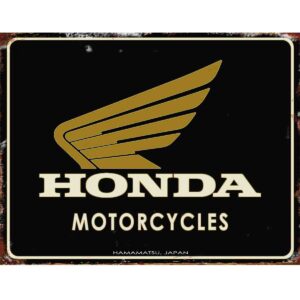 Honda Motorcycles Tin Sign
